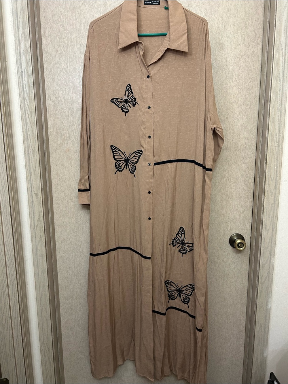 SHEIN Butterfly Maxi Dress - Size L